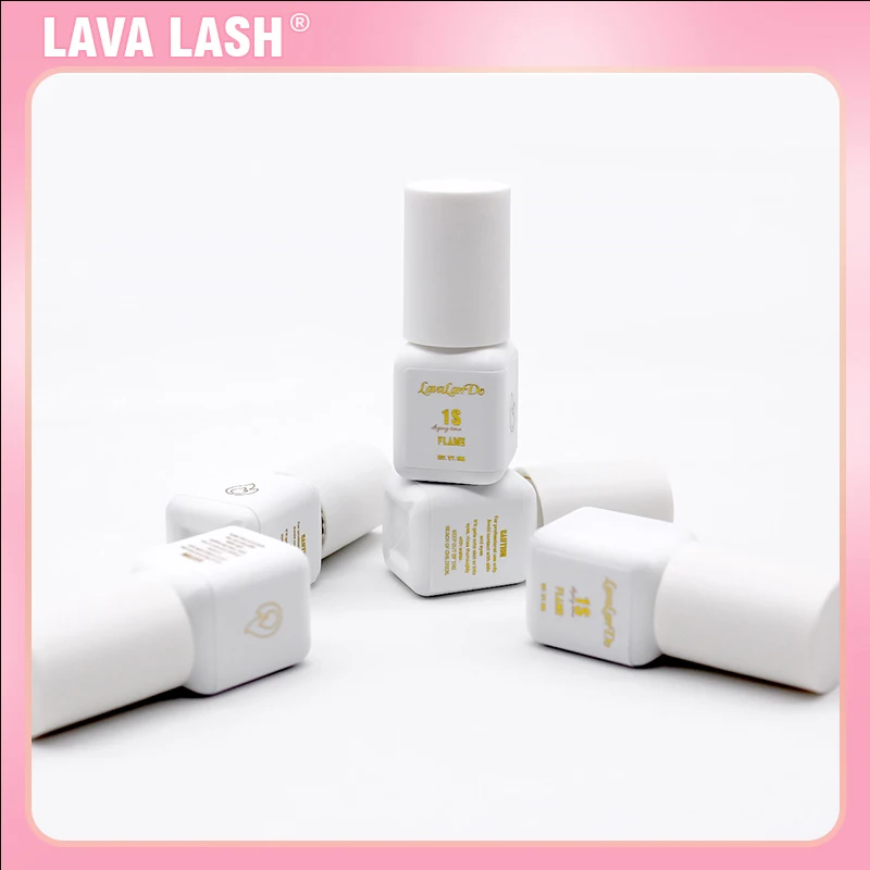 Lavalando colla Lava Lash per extension ciglia forniture 1S White Korea adesivo Beauty Shop strumento di trucco duraturo fiamma ad asciugatura rapida