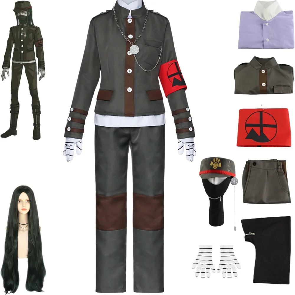 Korekiyo Shinguji Cosplay Costumes Danganronpa Anime Halloween Celebration Cosplay  School Uniform Set Smart  and Intelligent