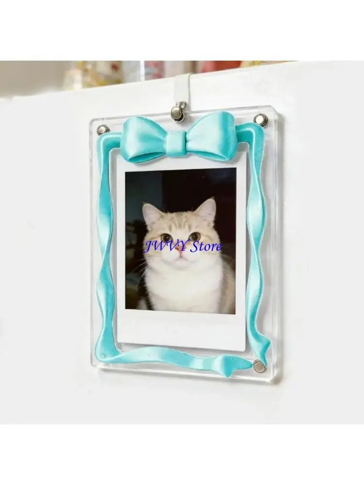 573A Acrylic Picture Frame For 3inch Instants Photos For Home And Workspaces Decoration