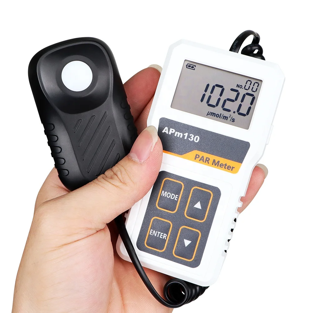 

High Accuracy Digital Large LCD Screen Apm130 Quantum Par Meter Light Energy Meter for Agricultural