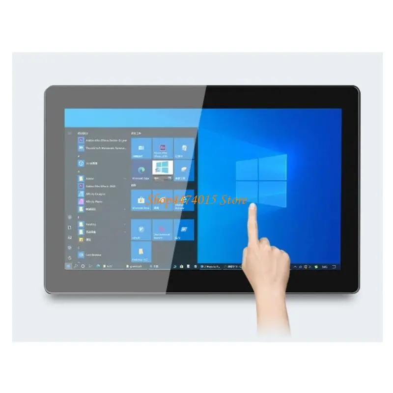 K1AA 10.1 بوصة 1280 × 800 عرض كامل الملاك مقاومة الصناعية للمس كمبيوتر شخصي لوحة محمولة ميني كل شيء في جهاز كمبيوتر واحد