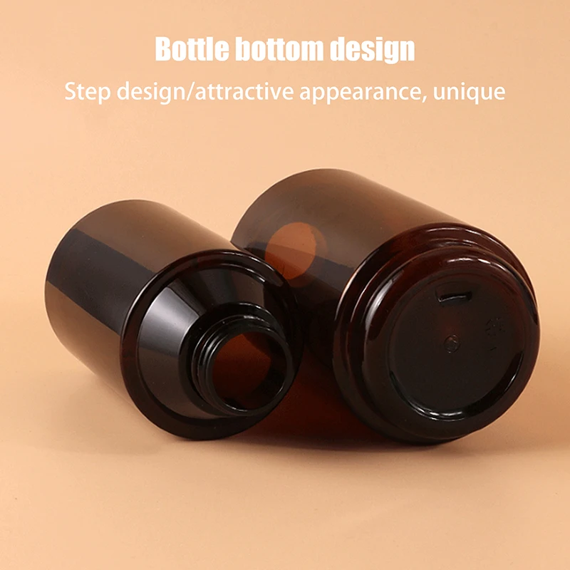 300/500 مللي تووني مضخة فارغة إعادة الملء الحمام شامبو استحمام هلام زجاجات موزع طبق المطبخ البلاستيك السائل الحاويات #5