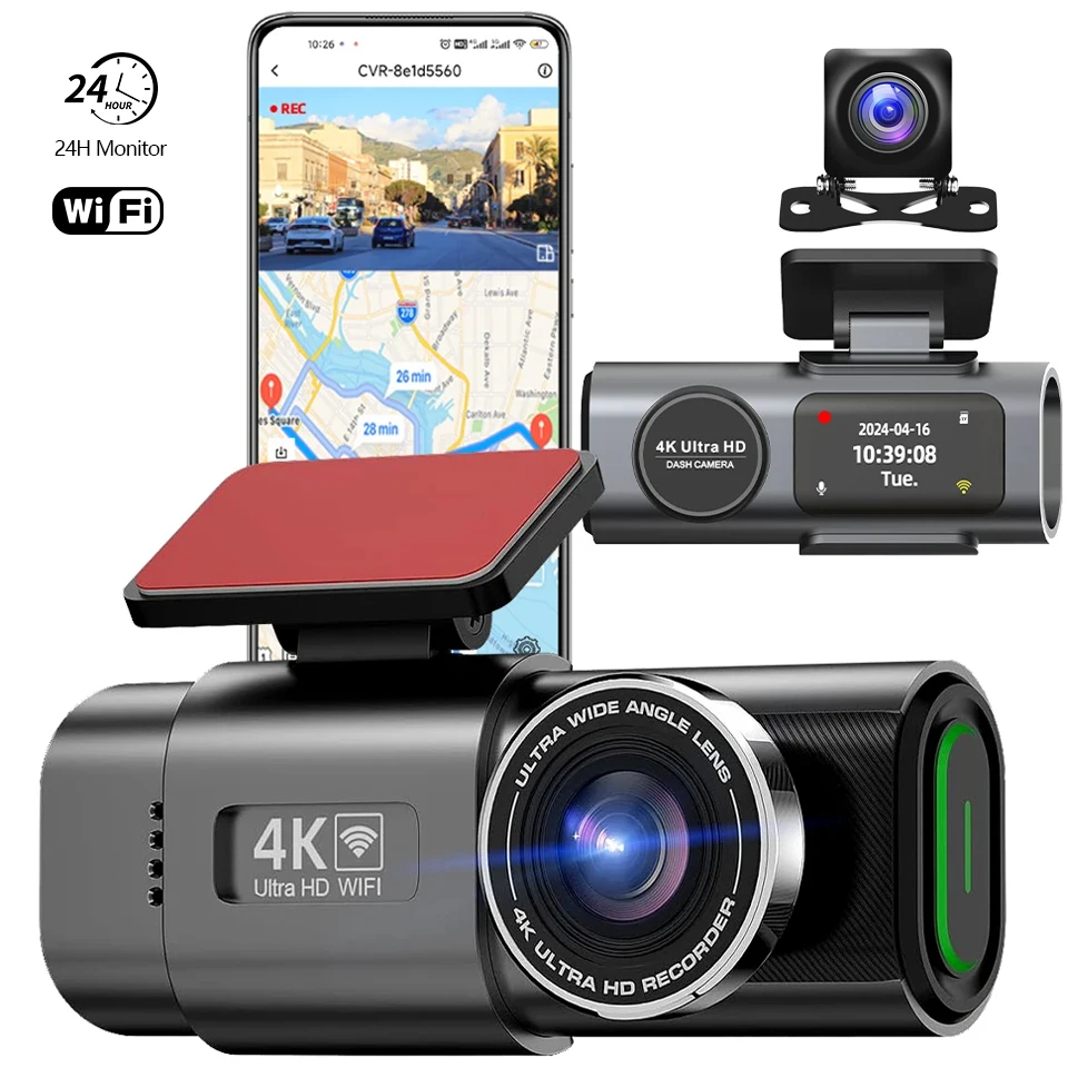 4K Dash Cam Car Rec…
