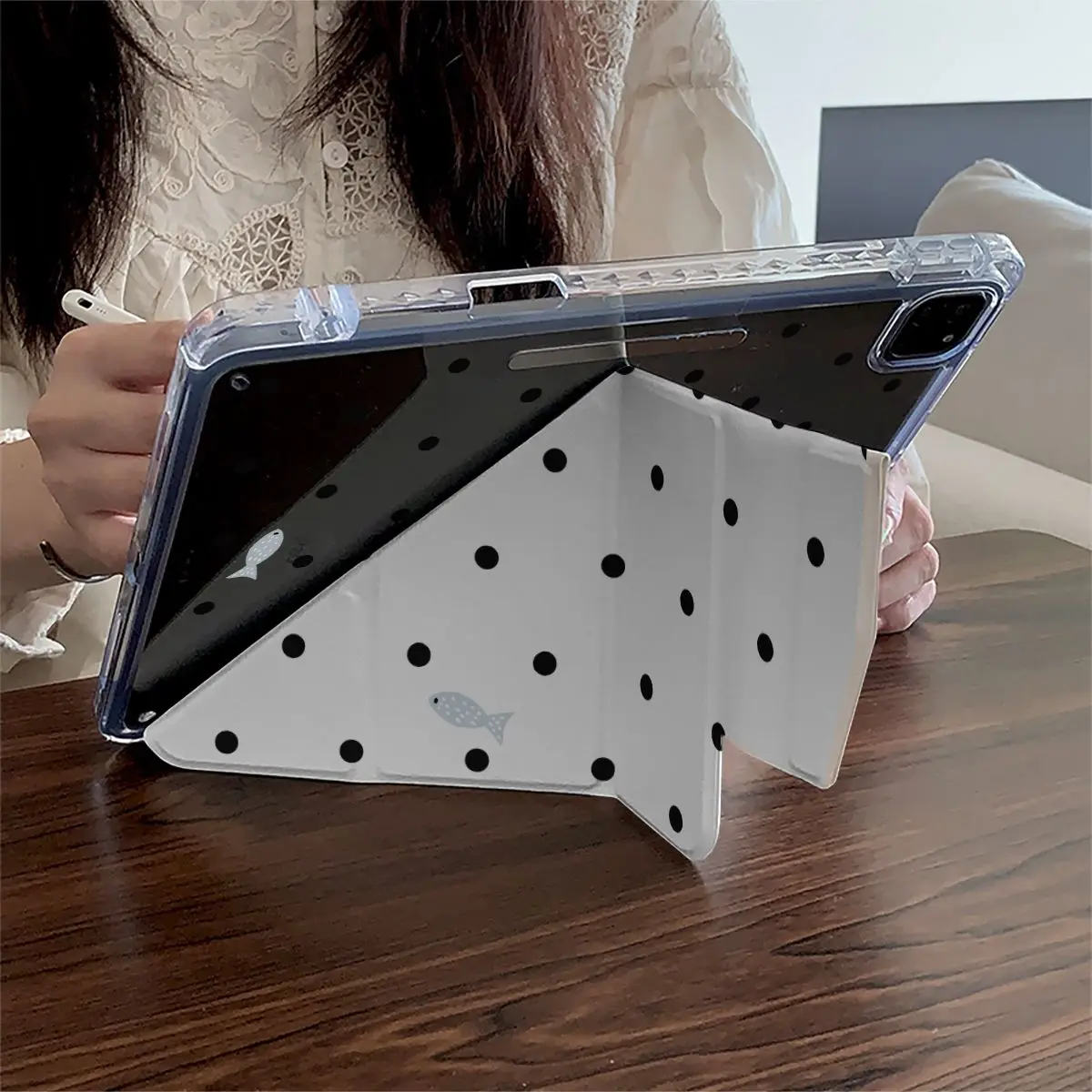 Star Dessert Cartoon 3Y fold Tablet Case for iPad 11 Cover Air8/7/6 New iPad 101113 inch Pro Air56 10/11th Magnetic Buckle Case