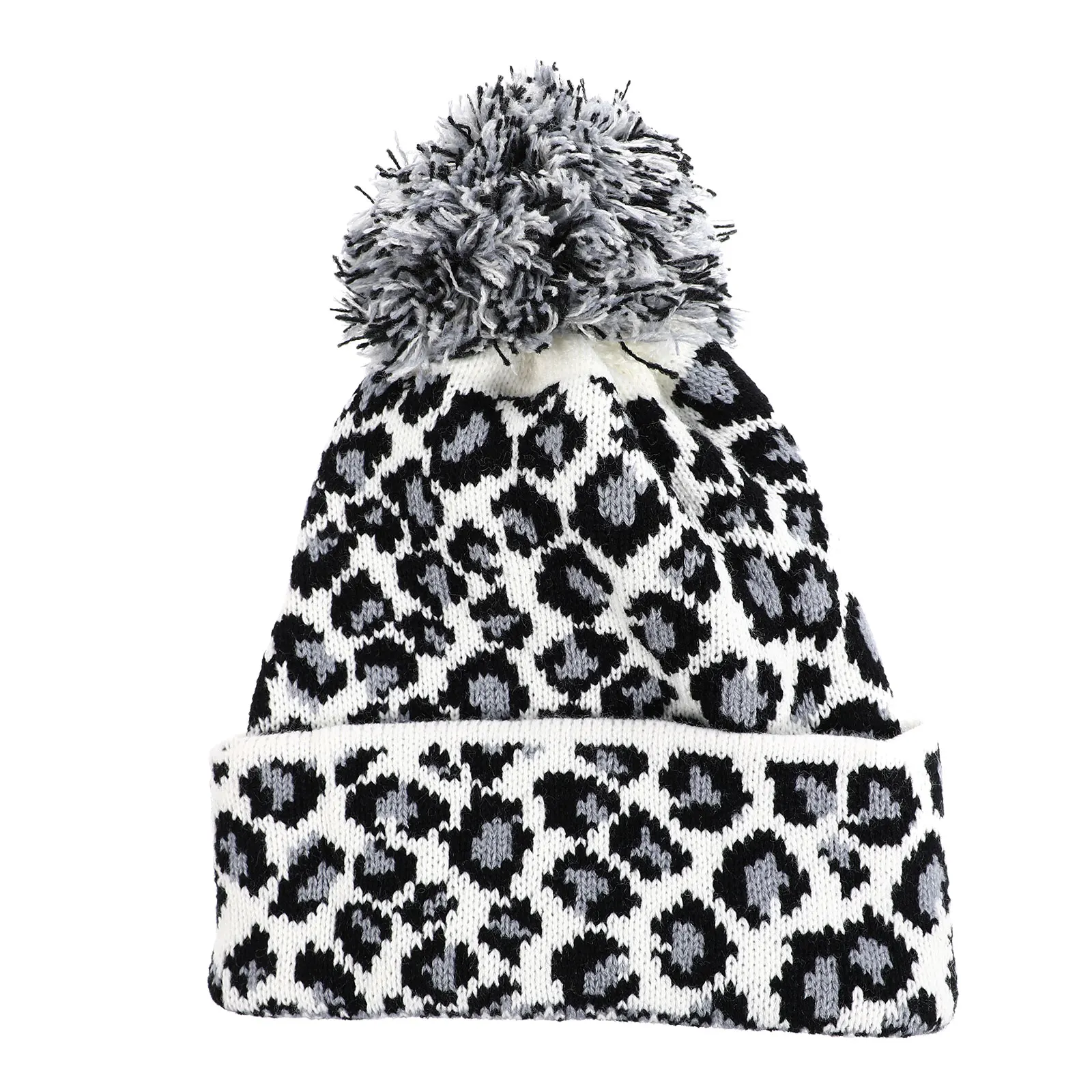 

Warm Hat Outdoor Woolen Beanie Women Knitted for Woman Fashion Knitting Women's Hats & Caps