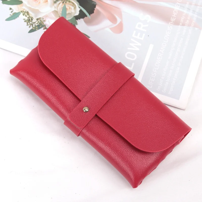 Neue Weiche Pu Leder Dicke Gläser Tasche Mode Gläser Schutzhülle Frauen Männer Tragbare Sonnenbrille Boxen Brillen Zubehör – Detail 6