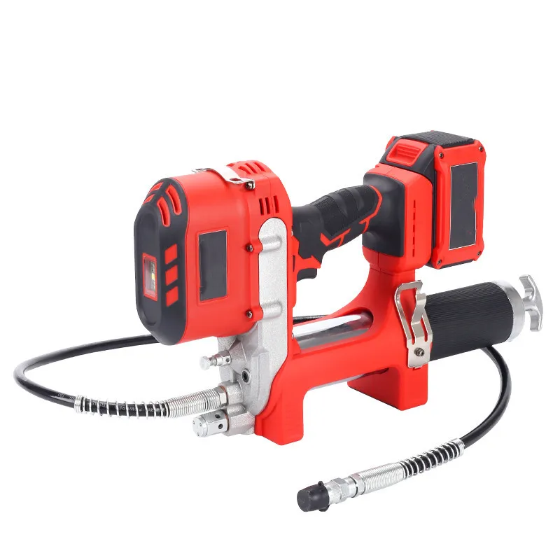 Electric butter gun 24v rechargeable lithium battery automatic high pressure butter gun excavator butter industry