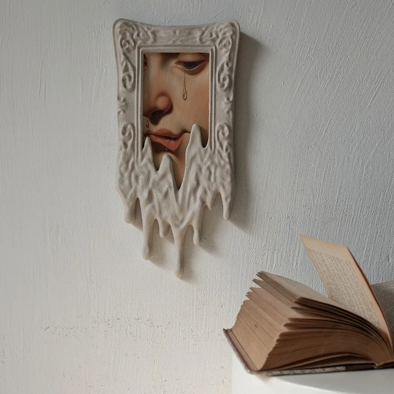 French retro art pendant, entrance special-shaped handmade wall decoration