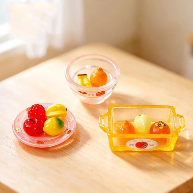 Kawaii Simulated Mini Kitchen Utensils Teapot Milk Pot Jar Bowl Resin Charms DIY Accessories Dollhouse Scene Decoration