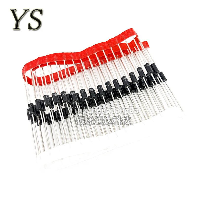 20PCS P6KE6.8A P6KE6.8CA P6KE7.5A/CA P6KE8.2A/CA P6E9.1A/CA P6KE10A/CA P6KE11A/CA P6KE12A/CA P6KE13A P6KE15A/CA DO-15 TVS Diode