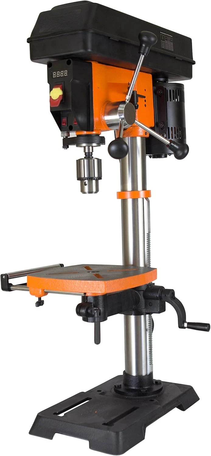 12-Inch Benchtop Drill Press, Variable Speed, Cast Iron with Laser and Work Light (4214T)