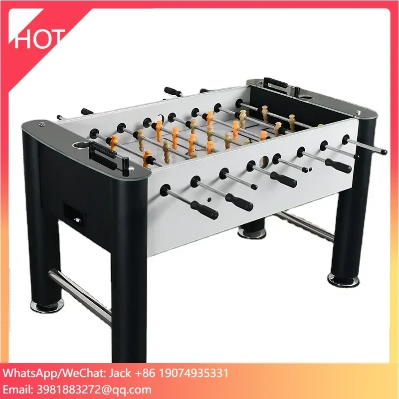 Outdoor 1.4m large adult foosball table classic black soccer game table