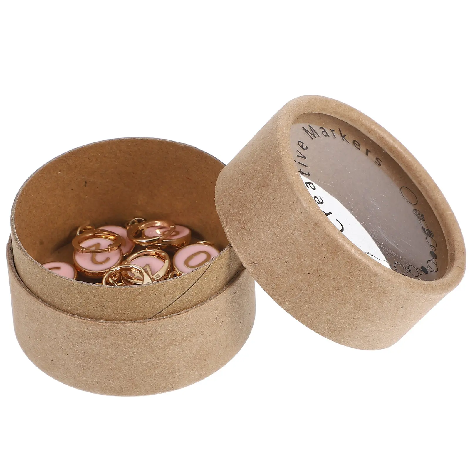 1 Juego de Marcadores de Punto Metálicos para Principiantes, Contadores de Filas para Suéteres, Tejidos de Punto y Ganchillo, Herramienta de Costura DIY