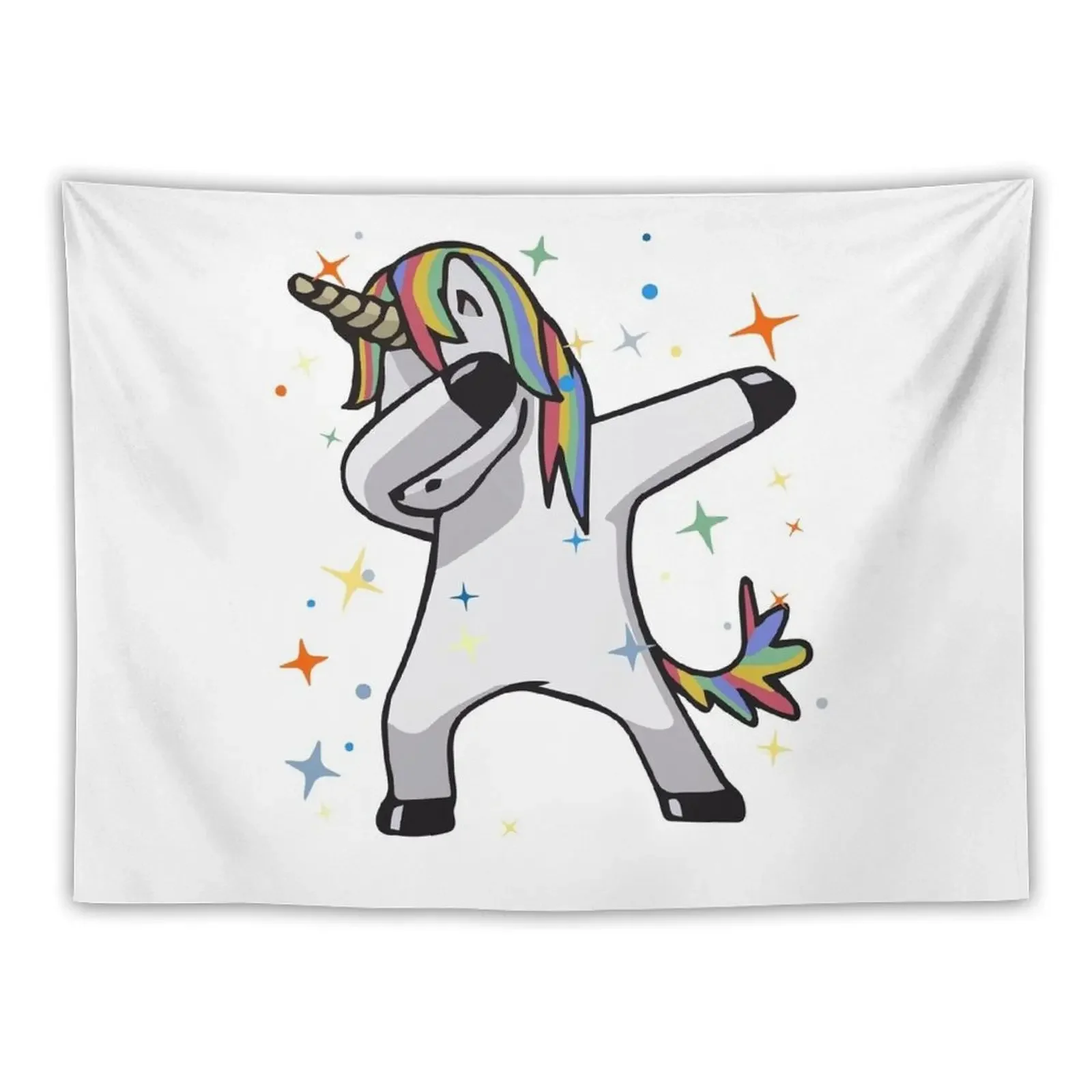 Original Unicorn Dab Tapestry Room Ornaments Home Supplies Aesthetic Room Decorations Tapestry