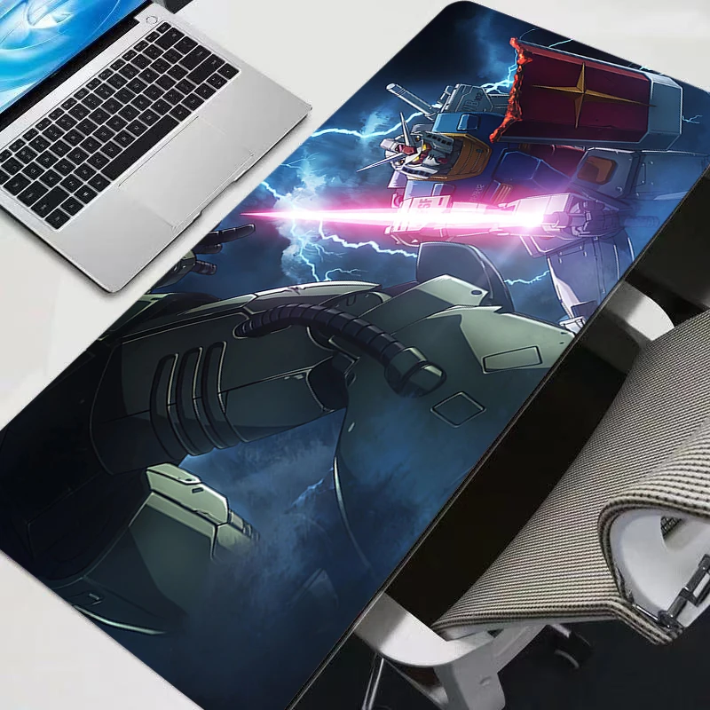 

Gaming Mouse Pad Anime Gamer Keyboard Pad Gundam HD Print Desk Mouse Mat Speed Rubber Cartoon Motbook Computer PC Cool Mousepad