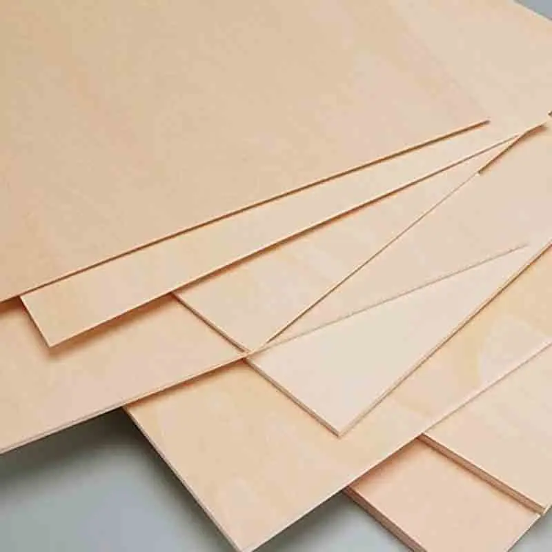 Solid Wooden Plate Plywood Sheet 50-900mm Handmade Model DIY Thickness