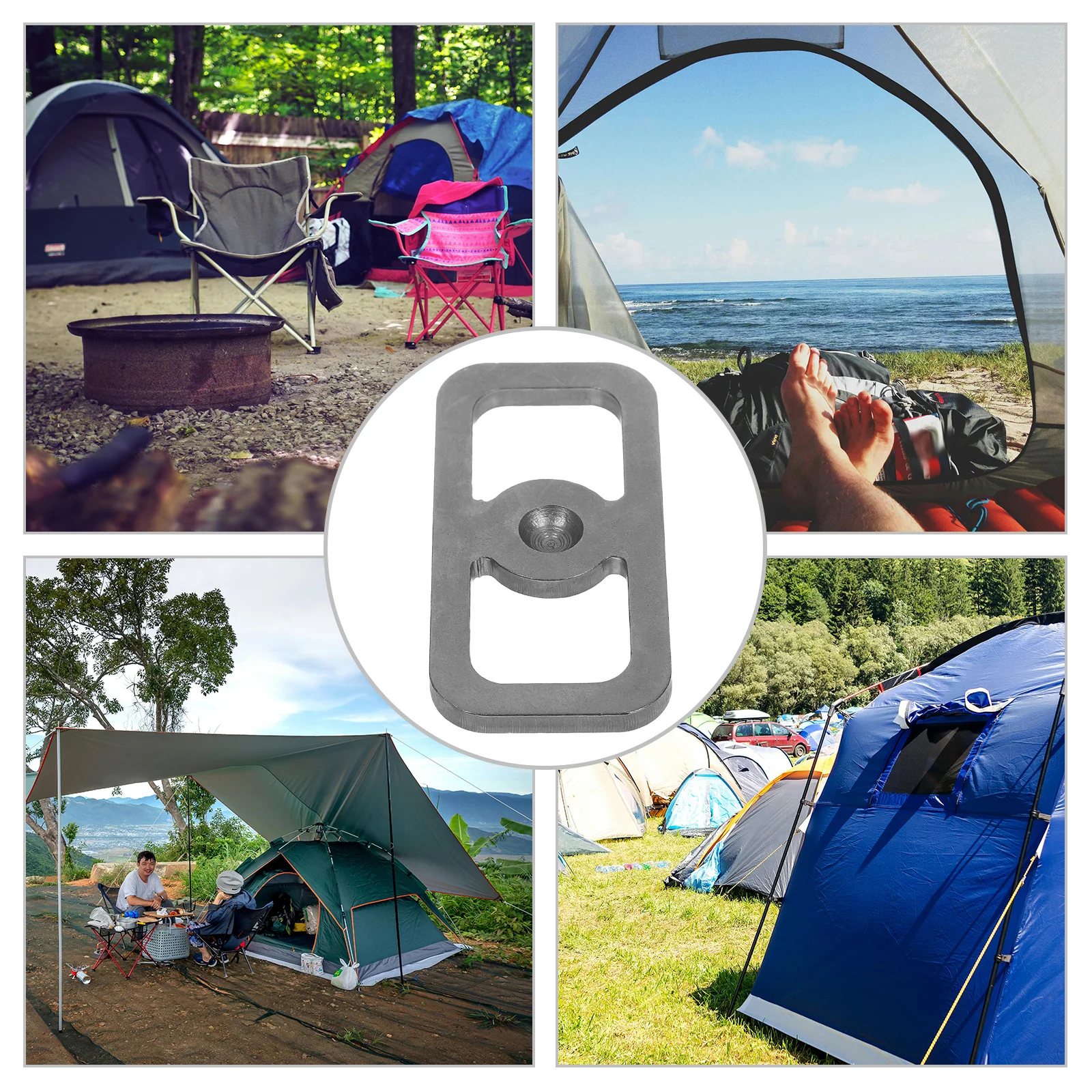 أداة بدء الحريق باللون الرمادي المحمول التقليدية للتخييم والمشي لمسافات طويلة والبقاء على قيد الحياة في حالات الطوارئ #3