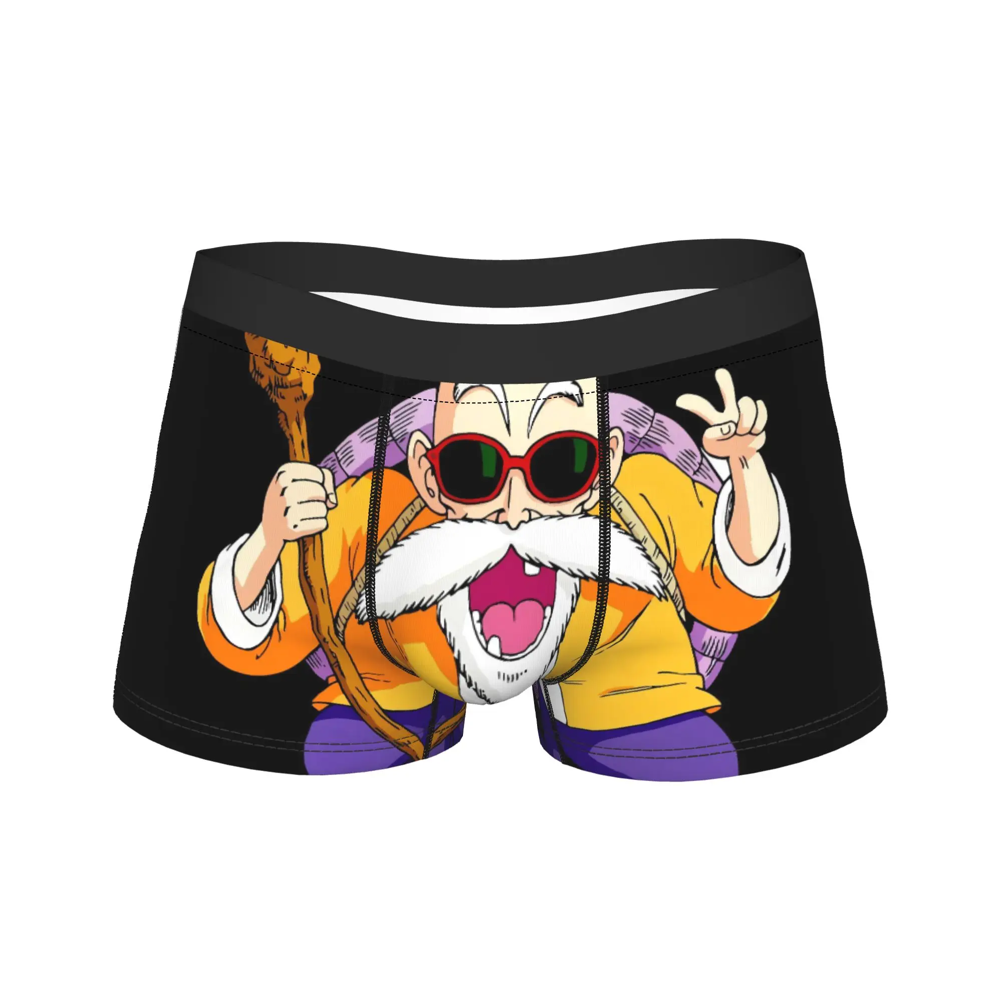 Anime Dragon Ball Master Roshi Underwear  Printing Boxershorts Trenky Men Underpants Comfortable Shorts Briefs Birthday Gift