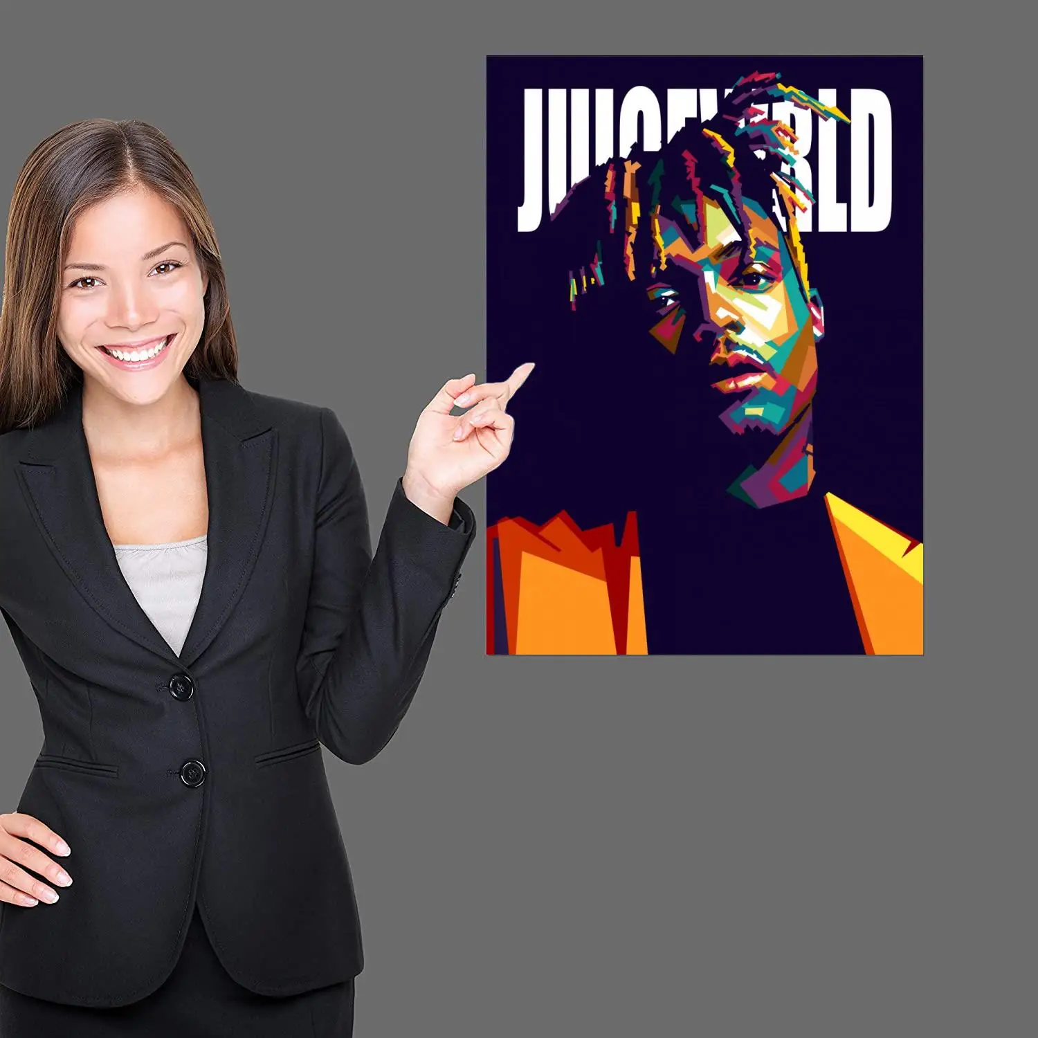 juice wrld album Canvas Art Poster, Wall Art Picture Print, Modern Family Bedroom Decor Posters