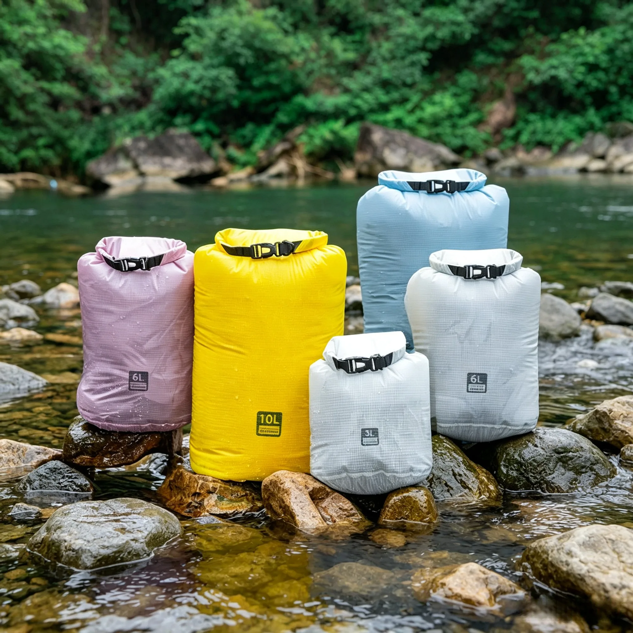 Ultralight Waterproof Dry Bag For Camping Hiking Travel 3L 6L 10L 16L With D Storage Bag Outdoor Tools