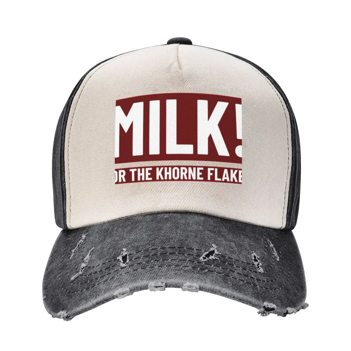 Milk! For the Khorne Flakes Baseball Cap Uv Protection Solar Hat hiking hat black New In The Hat Women's Golf Clothing Men's