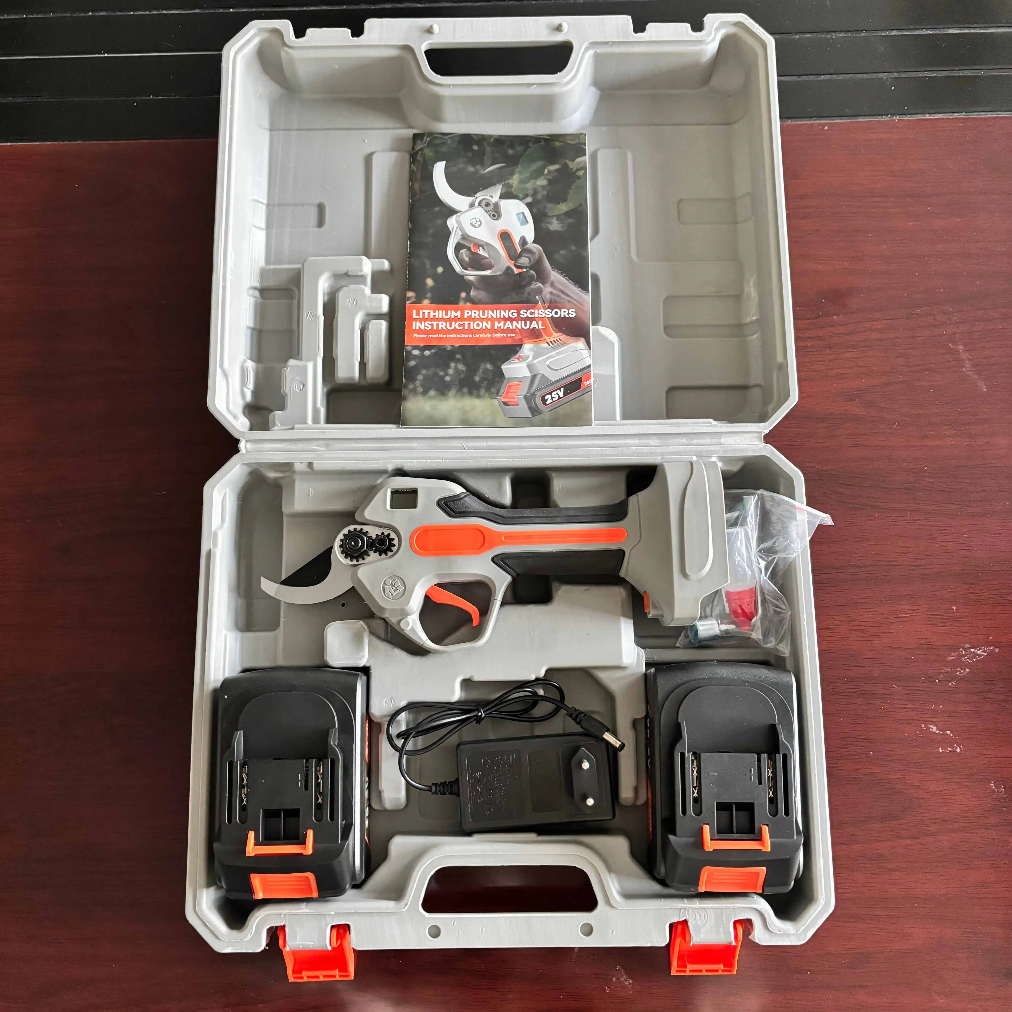 휴대용 충전식 리튬 배터리 정원 가위 전동 전지가위