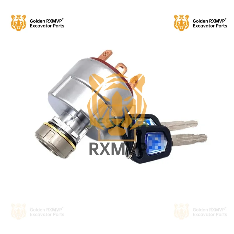 For XCMG  XE crane ignition switch JK406C start switch start switch lock key excavator accessories