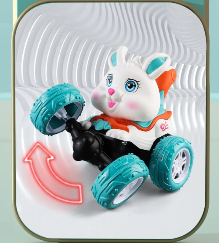 

Rabbit stunt remote control vehicle traffic jam off-road dump truck children's toy 3-8 year old gift
