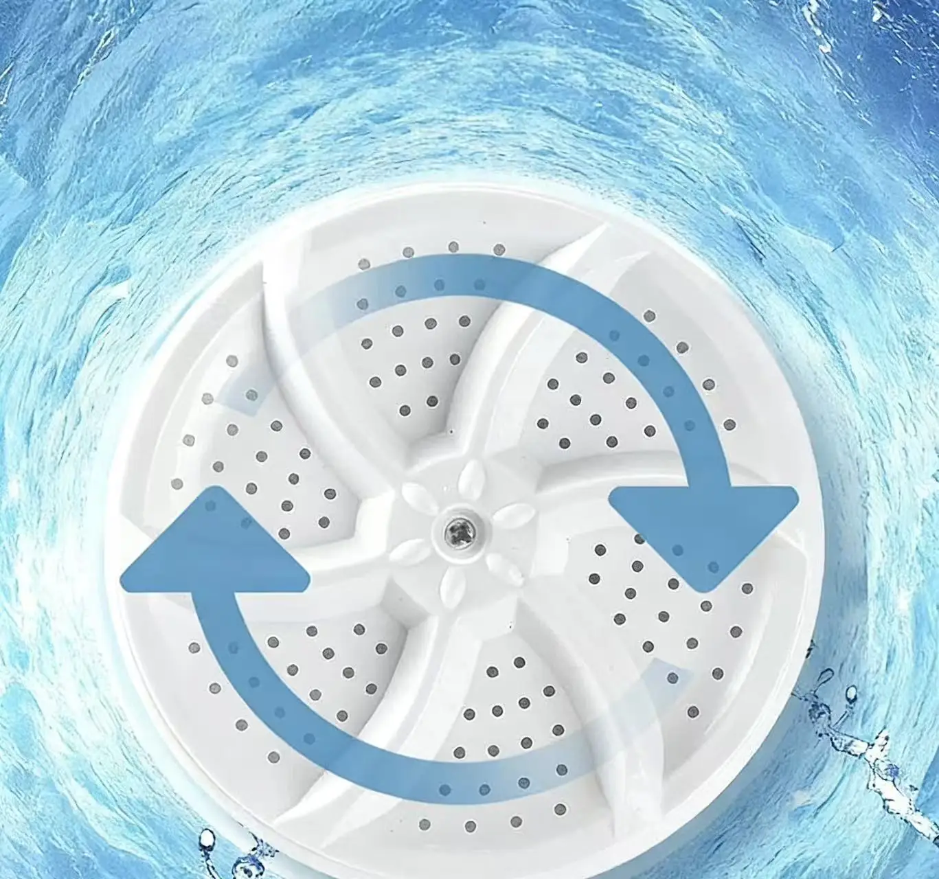 Small Mini Washing Machine Turbine Portable Lazy Artifact Underwear Special Cleaning Machine for Washing Socks in the Dormitory