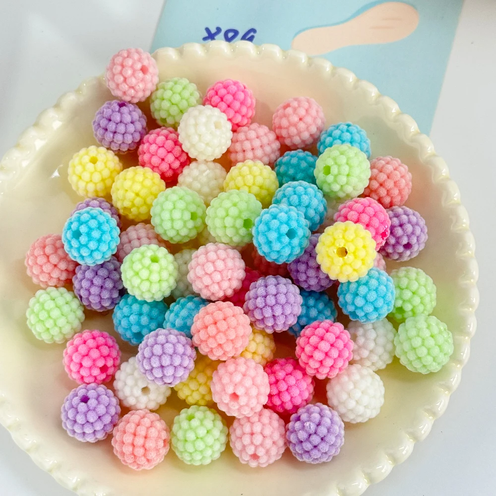 

Распродажа 100 шт. 15*15 мм акриловые бусины/круглая форма/бусины «сделай сам»/ффект флокировки/ручная работа/фурнитура и компоненты для ювелирных изделий # 19281