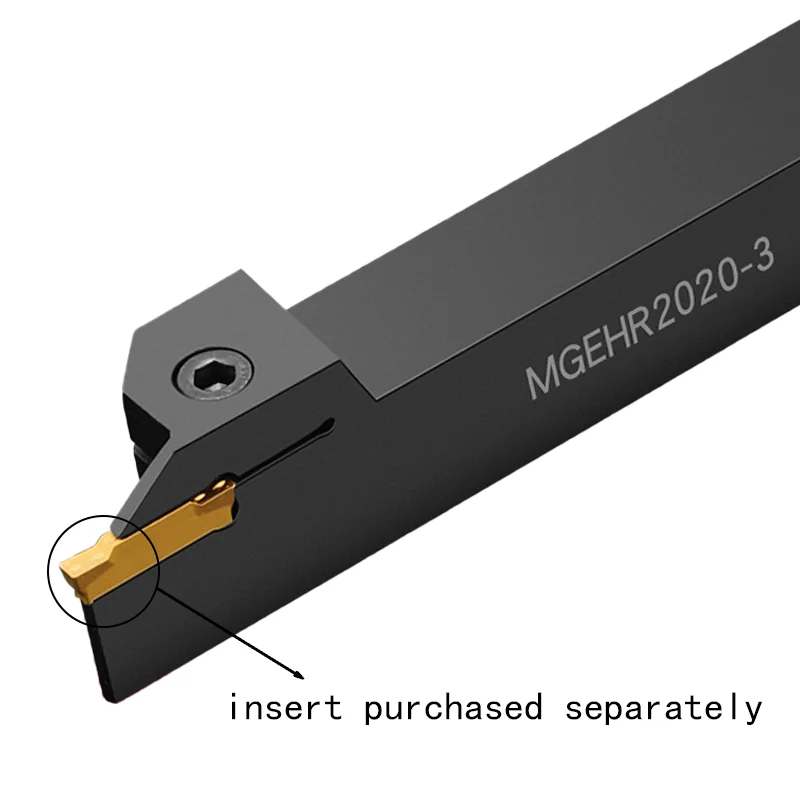 Imagem -03 - Grooving Turning Tool Holder Mgehr1010 Mgehr1212 Mgehr1616 Mgehr2023 Mgehr2525 Mgehr3232 Entalhe Externo Mgehr Mgehl para Mgmn