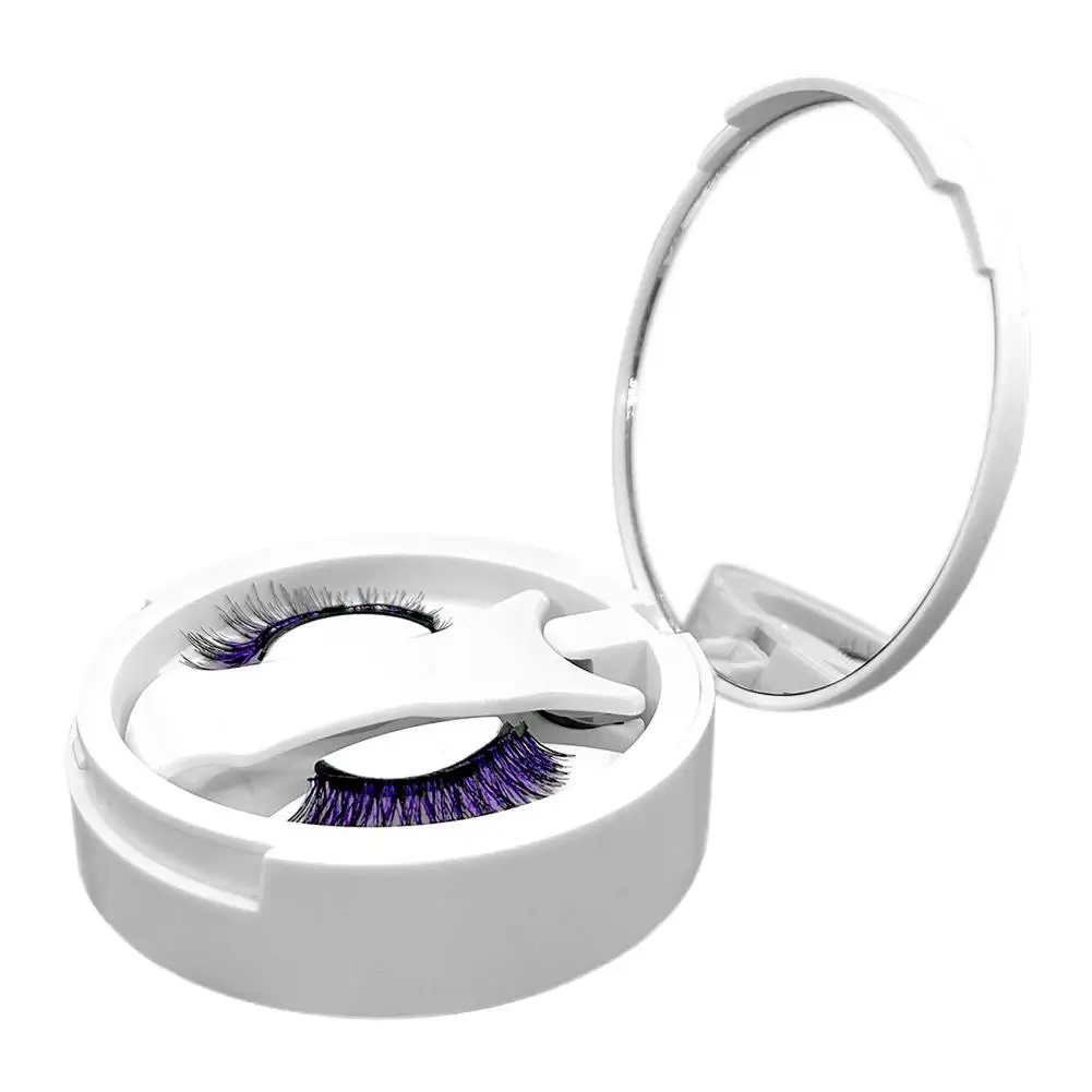 Pestañas postizas de Color de succión magnética, pestañas de guilo cómico, volumen Natural, No se necesita pegamento, reutilizables para fiesta diaria