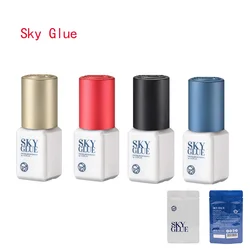 1 Bottle Original SKY S+ Glue for Eyelash Extensions 5ml Korea SKY Red Blue Black Cap Glue Sky RA-01 0.5s Fast Drying Lash Glue