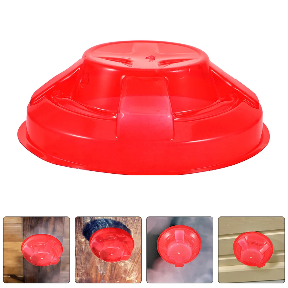 

2 pcs Dust for Kitchen Baking Plastic Alarm Smokes Alarm Protective Cover Protective Cover Prolong Lifespan