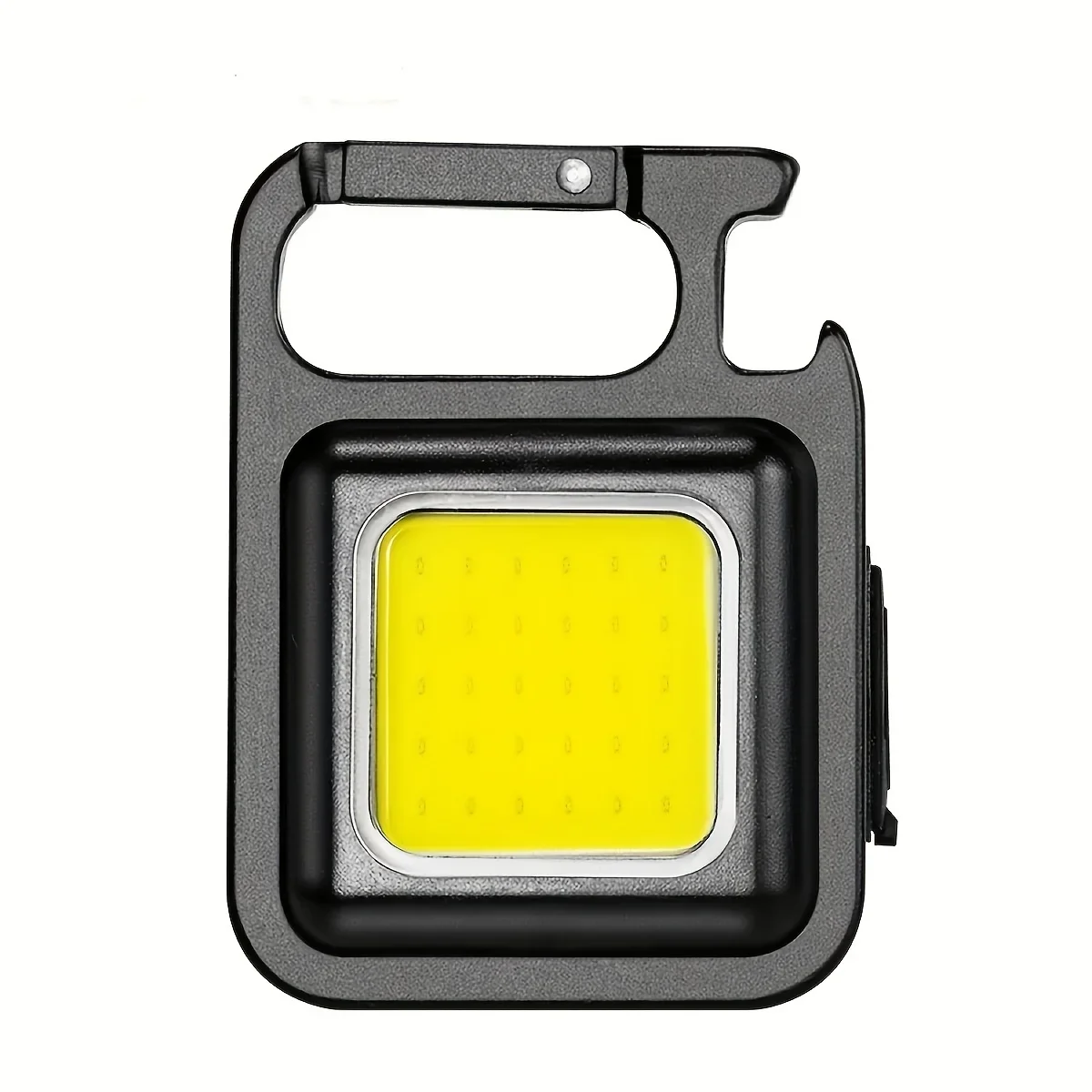 1PC Mini portachiavi COB magnetico torcia ricaricabile lampada da lavoro pieghevole portatile per sport all'aria aperta e illuminazione da campeggio