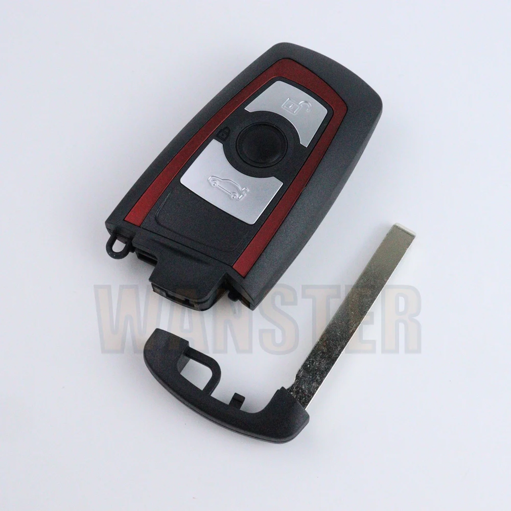 3 4 Bottons Car Key Fob Case Shell Housing for BMW F 3 5 7 Series X3 X5 F10 F20 F30 F40 E90 E92 E93 CAS4 FEM EWS5