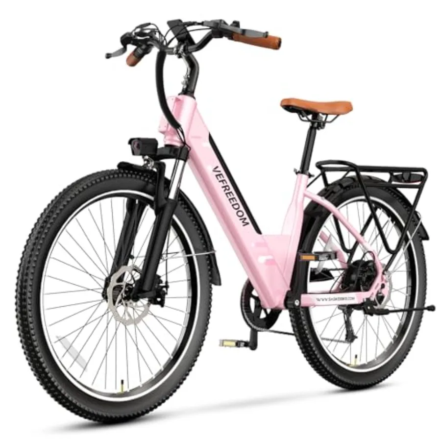 

Electric mountain e-bike for adult commute, beach, snow; aluminum frame, black; 1000W/1500W peak, 80-mile range, removable UL-c