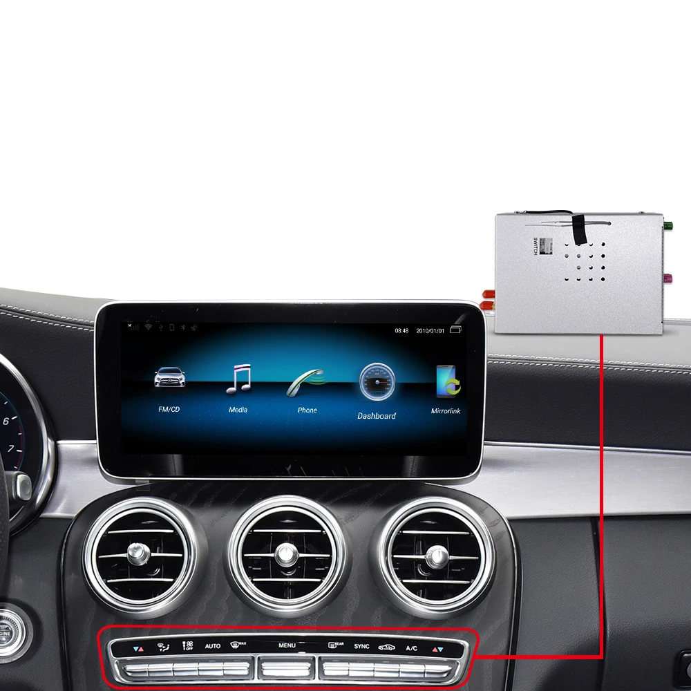 

для экрана без сенсорного беспроводного обновления CarPlay Android Auto
