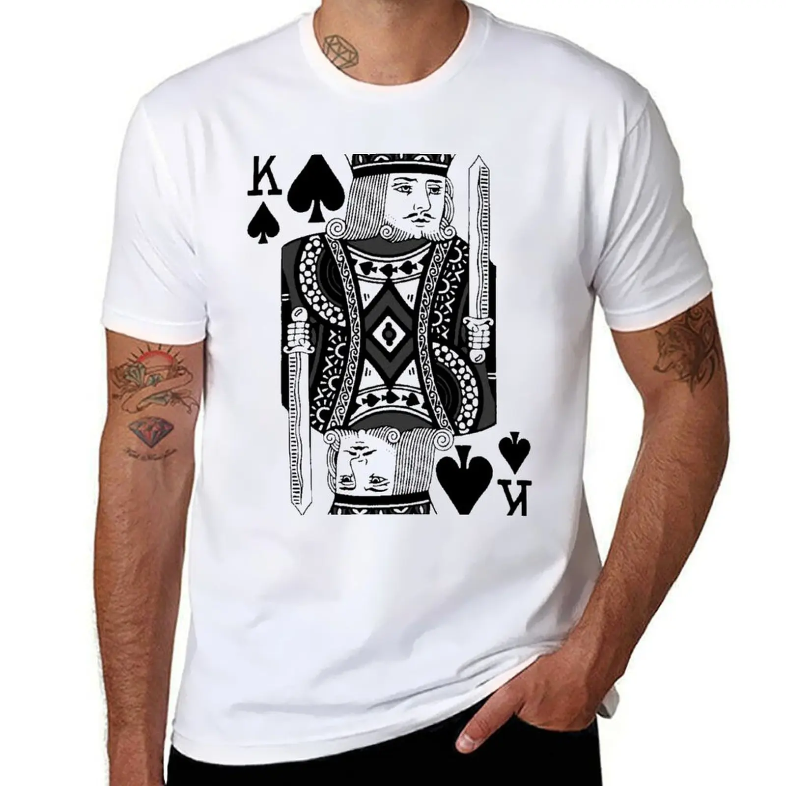 

king of spades T-Shirt cotton t shirt man man t shirt summer T-Shirt