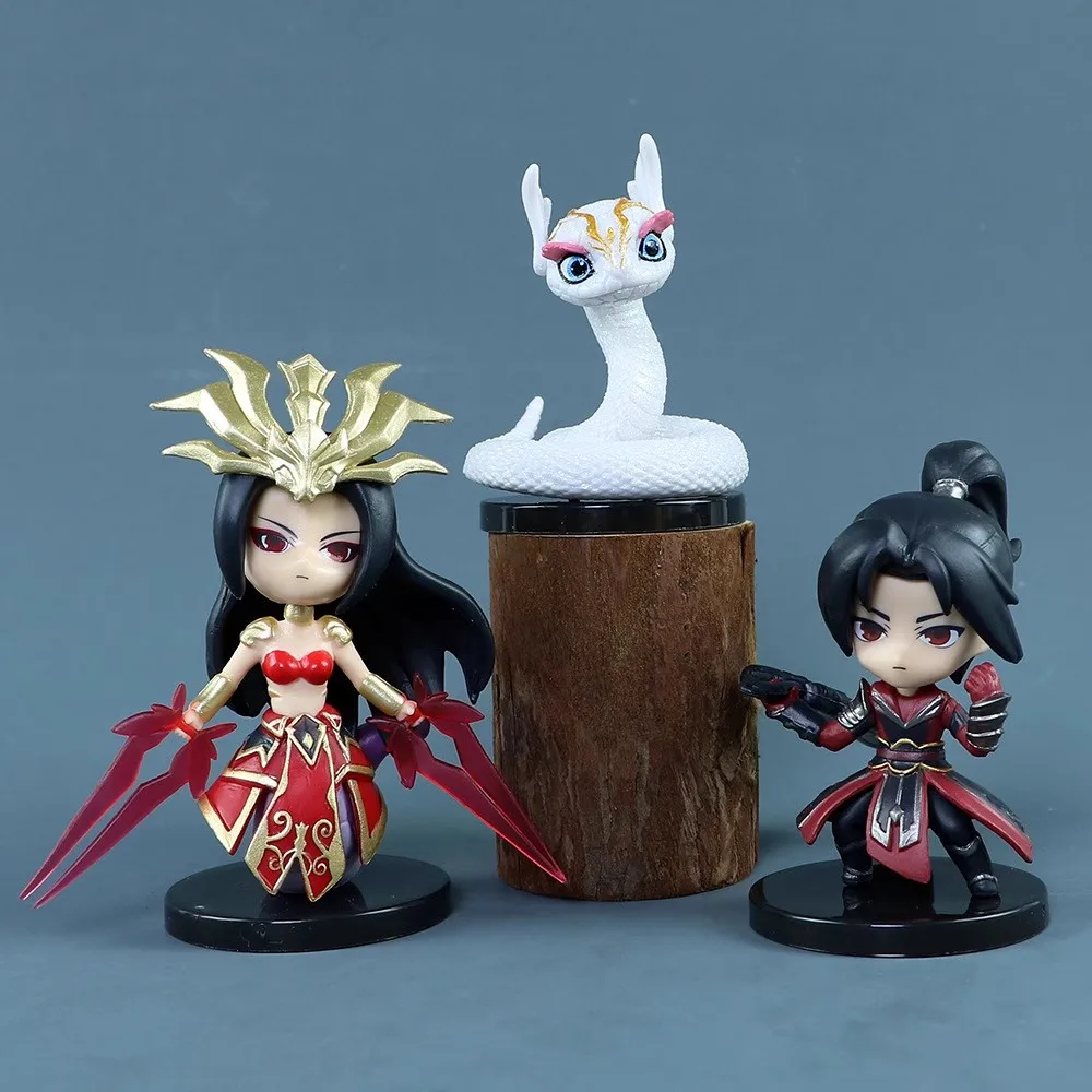 Chine populaire Anime combats Break sphère Mei Du Sha Yao Lao Xiao Yan Q Version poupée modèles à la mode Anime décorations cadeaux pour enfants