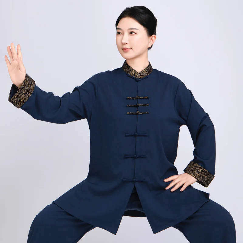 Tai Chi Kung Fu Suit Chinese Traditional Martial Arts Uniform for Women and Men Fluid Drape Breathable & Comfortable