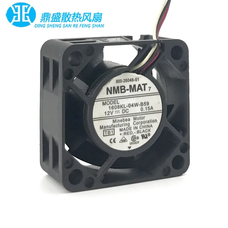 1pcs * 1608KL-04W-B59 ORIGINAL NEW COOLING FAN DC12V 0.15A 4020 40*40*20mm RADIATOR