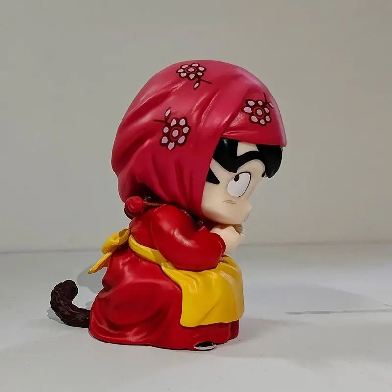 8cm Anime Dragon Ball Z Little Red Cloud  Son Goku Action Figure Model Cartoon Kawaii Model Collection Ornaments Birthday Gift