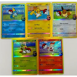 5pcs/set Eevee Toys Hobbies Hobby Collectibles Game Collection Anime Cards