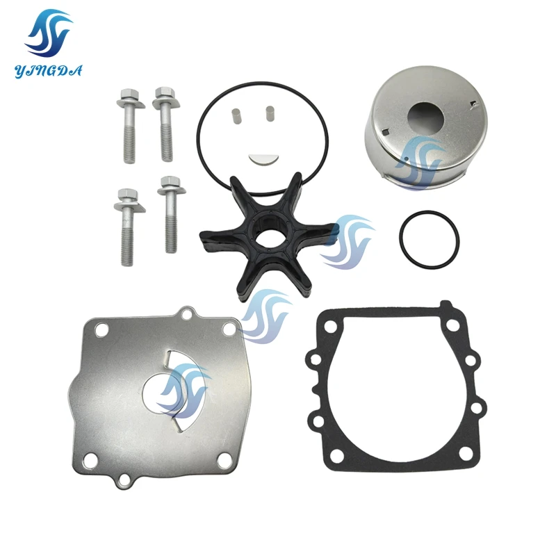 

6G5-W0078 Water Pump Impeller Repair Kit Made in TAIWAN for Yamaha 2 Stroke 150 175 200 225 HP Outboard Motor 6G5-W0078-A1-00