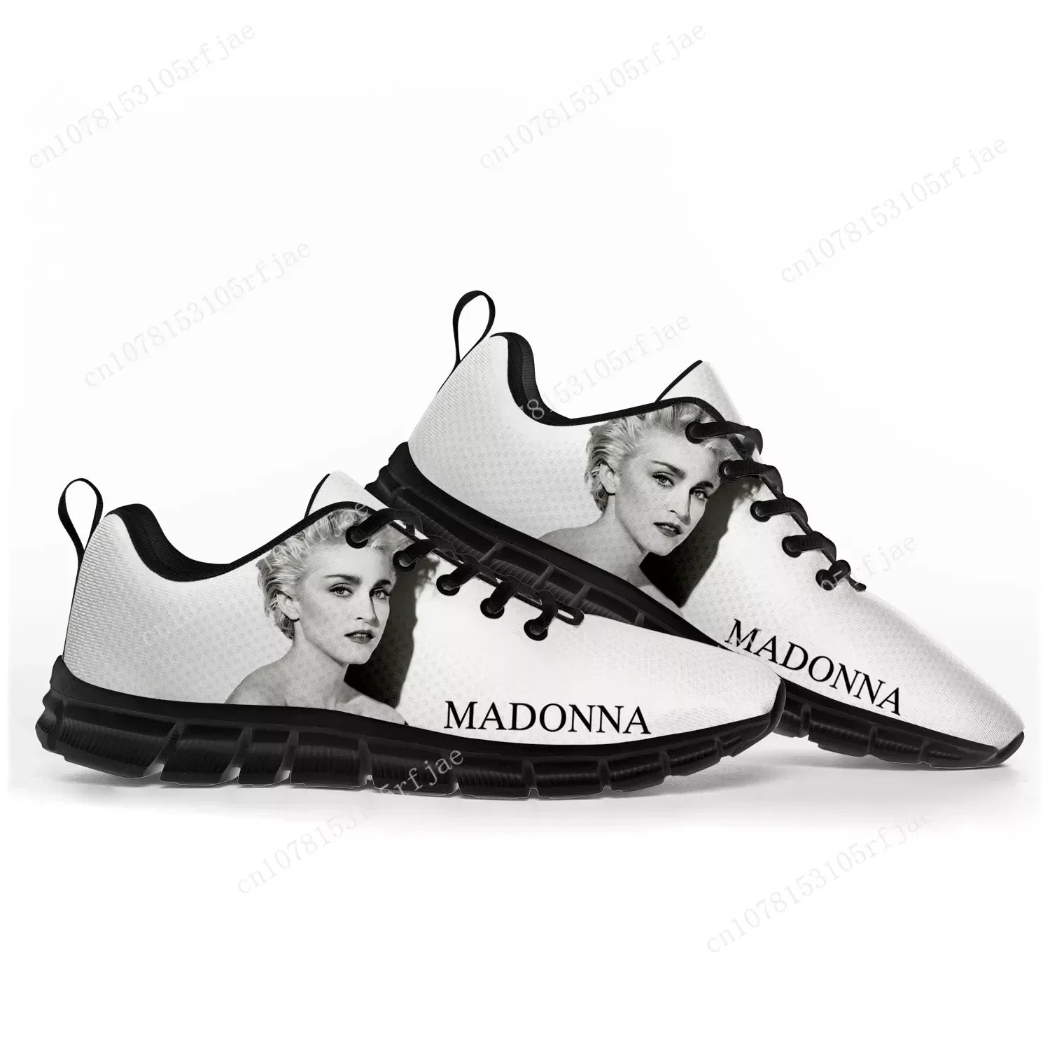 Madonna Pop Rock Singer Sports Shoes Mens Womens Teenager Sneakers Custom High Quality Couple Shoes Disco Fashion