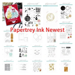 2024 Christmas Sentiments Postage Stamps Gingerbread Frame Post Card Dies Stencil Cut DIY Scrapbooking Diary Home Gift Card Mold