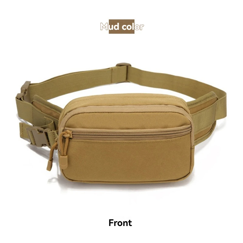 Outdoor MOLLE Tactical Waist Bag for Men Outdoor Multi Functional Nylon Sports Waist Bag for Hiking, Hunting, Running, Cycling,