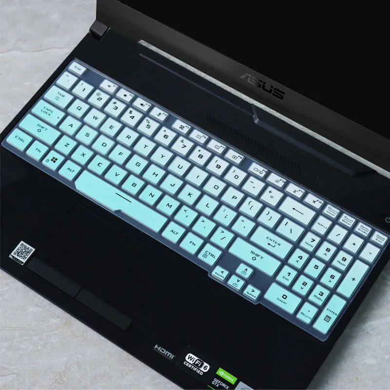 Silicone laptop keyboard cover skin For Asus TUF gaming A15 tuf506iv tuf506iu TUF506IU-ES74 fa506 fx506 tuf706tuf fa506iv