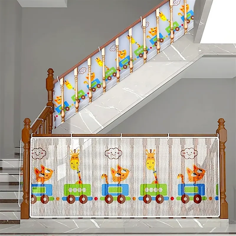 Banister Guard, Balkon-Schutznetz für Kinder, Haustier-Balkon-Schutz, Balkon-Netz für Haustiere, Schienennetz für Balkon, Wohnung, Katzennetz